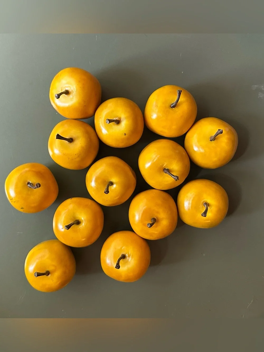 Collection of 13 apples • faux apples